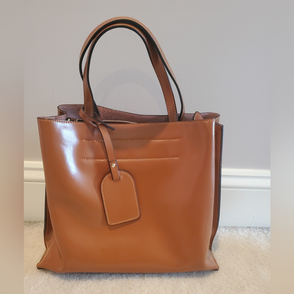 NAWO Brown Leather Purse